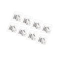 thumbnail image 1 of 8 PCS Curtain Rod Brackets Holder Drapery Wall Mount Fixed Use White, 1 of 9