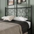 thumbnail image 4 of Queen Size Metal Platform Bed Frame with 12" Storage Space, Victorian Style Iron Headboard/Footboard, Sturdy Slat Support, No Springs Required, Easy to Assemble (Mattress Not Included)(Black), 4 of 10