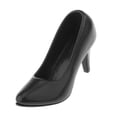 thumbnail image 1 of 1:6 Scale Pointy Toe High Heel Pump for 12'' HT OB Black, 1 of 8
