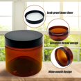 thumbnail image 4 of Tarros cosméticos BallHull de plástico ámbar, 350 ml, a prueba de fugas, 6 unidades, 4 of 7