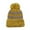 Yellow, variant on FAWUUDO Women Winter Knitted Cap Beanie Soft Warm Hat with Red Snowflake