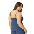thumbnail image 2 of Kindred Bravely Bamboo Lounge Around Nursing & Maternity Tank for Breastfeeding with Adjustable Straps (Slate Blue, X-Large), 2 of 5