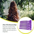 thumbnail image 3 of Minnieouse Pinza fija para el cabello de 6 piezas, adornos para mujer, accesorio de moda, tocado para mujer, decoración para niña, pinzas de Cuidado del cabello Violeta, 3 of 6