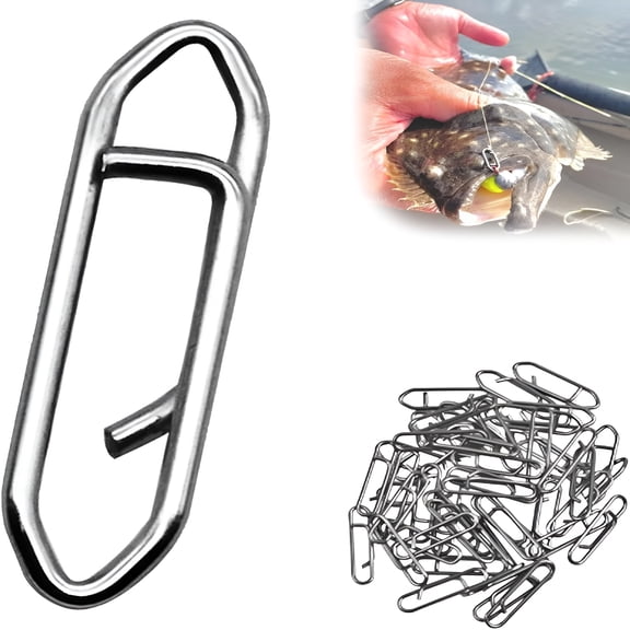 BESTSKY Speed Clips for Fishing Lures, 50/100/150Pcs Speed Clips 45-70-120lbs, Fishing Lures, Fishing Topwater Lures