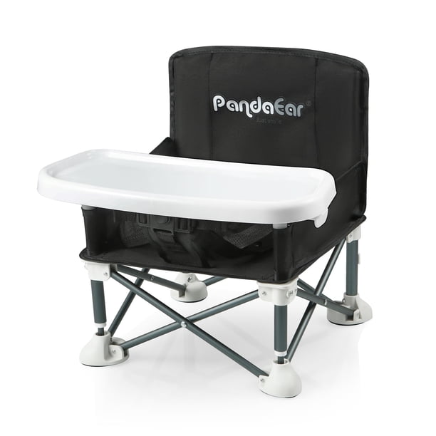 Asiento de bebé portátil PandaEar Travel Compact Plegable con correas