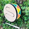 thumbnail image 2 of 1 Set Percussion Instrument Wooden Musical Toy Funny Drum Playing Playset, 2 of 8