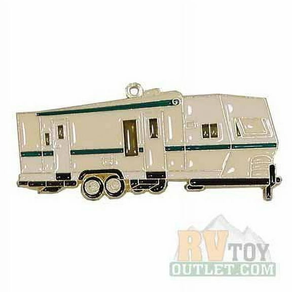 RV Christmas Holiday Tree Ornament Travel Trailer
