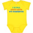 thumbnail image 3 of Inktastic I Still Live with My Parents Boys or Girls Baby Bodysuit, 3 of 5