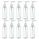 thumbnail image 1 of GOOHOCHY 10 botellas vacías de plástico de 100 ml, botellas vacías con bomba de champú, dispensador de loción para viajes, acampar al aire libre, viajes de negocios (transparente), 1 of 7