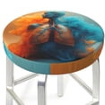 thumbnail image 3 of Balery Surreal Body Art Round Bar Stool Seat Covers Velvet Fabric Adjustable Protects from Scratches and Stains for 14-17 Inch Chair-14 inch, 3 of 7