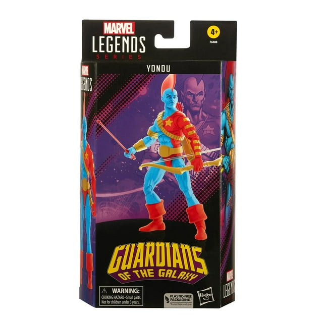 Figura De acción Hasbro Marvel Legends Guardianes De La Galaxia Comic Yondu azul 6 pulgadas