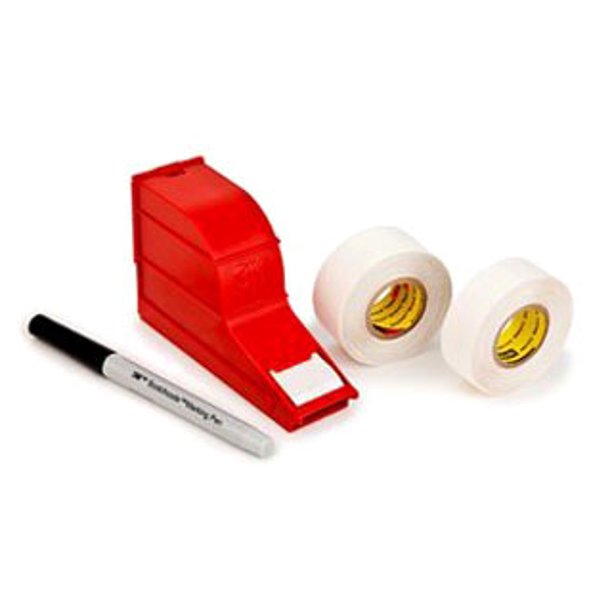 3M ScotchCode Wire Marker WriteOn Dispenser SWD, 3/4x1" Write on Area