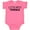 Hot Pink, variant on Inktastic Little Miss Trouble Girls Baby Bodysuit