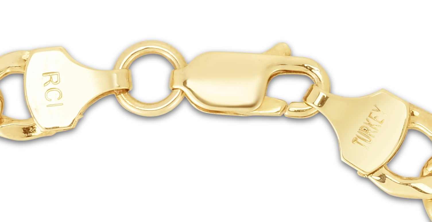 Brilliance 14KT Yellow Gold 8.5" Lite Curb Bracelet