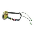 thumbnail image 3 of NOVICA Glass beaded macrame pendant bracelet, 'Rainbow-Billed Toucan', 3 of 6