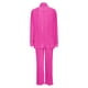 thumbnail image 4 of Puntoco Moda Mujer Botón Casual Cuello vuelto Manga larga+Cintura elástica Conjunto de pantalón Liquidación Puntoco Puntoco-4054, 4 of 5