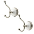 thumbnail image 1 of Kingston Brass BAK1117SN 2.38 in. Victorian Robe Hook, Brushed Nickel - 2 Piece, 1 of 1