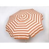 Heininger Holdings 1336 Italian 6 ft. Umbrella Acrylic Stripes Orange And White - Beach Pole