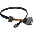 thumbnail image 2 of Cable Sff-8643 a Sff 8639, cable Mini Sas HD de 12 gb/s Cable interno Mini Sas Sff 8643 a U.2 Sff 8639 con conector de alimentación Sata hembra de 15 pines kaili Sencillez, 2 of 5