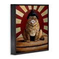 thumbnail image 2 of Stupell Industries Traditional Sumo Cat with Sun Rays Black Framed Giclee Art, 12 x 12, by Lucia Heffernan, 2 of 8