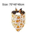 thumbnail image 2 of Paquete de 2 pañuelos para perros de otoño, pañuelo reversible de Acción de Gracias, baberos triangulares para perros, accesorios para bufandas, 2 of 5