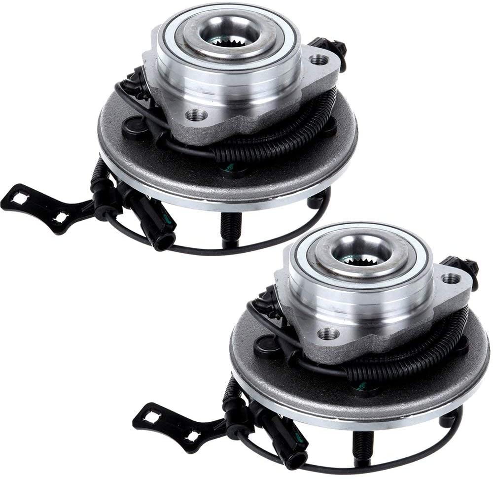 Pair (2) Front Wheel Hub & Bearing Assembly for 20062010 Ford Explorer