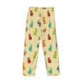 thumbnail image 4 of Kdxio Colorful Rabbit Print Men's Sleep Pajama Pant Lounge Pants with Pockets, 4 of 8
