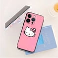 thumbnail image 4 of Phone Case for iPhone 11 14 12 13 Pro Max 7 8 XR X XS 6 6S Plus MINI Silicone Capa Hello Kitty Pink Color Style ZR, 4 of 7
