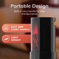 thumbnail image 6 of Lasko 20" Oscillating Fireplace Ceramic Tower Space Heater with 3D Flame Effect, 1500W, Black, CA20150, 6 of 8