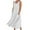 White Womens Summer Dress, variant on USSUMA Summer Dresses for Women 2022 Solid Color Linen Cotton Flowy Pocket Long Maxi Womens Dresses Sleeveless Sundresses for Women V Neck Wedding Guest Dresses for Women