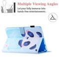 thumbnail image 5 of Allytech Case for Kindle Fire 7 inch 2022(12th Generation), Auto Sleep Wake Adjustable Stand Card Slots Wallet Cover with Stylus Pen Holder for Amazon Fire 7 2022, Small Panda, 5 of 7