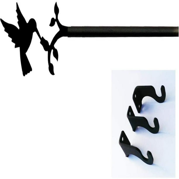 112 Inch Hummingbird Curtain Rod Large Com 112 Inch Hummingbird Curtain Rod Large, 112 Inch Curtain Pole