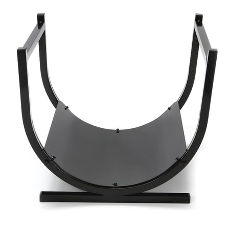 Small Metal Firewood Rack Indoor Log Holder Wood Storage For Fireplace 14''