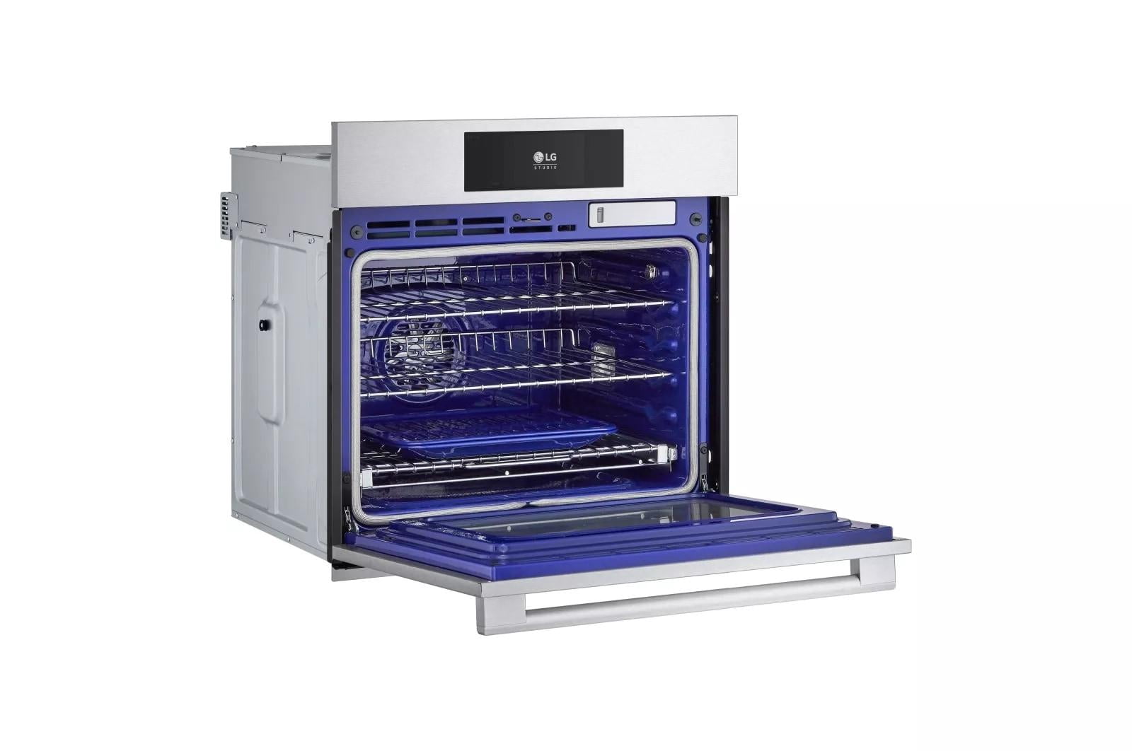 WSES4728F LG STUDIO 30" Single Wall Oven, 4.7 cu.ft. 7" LCD Touch-Screen Control, Instaview, Steam Sous Vide, Air Fry