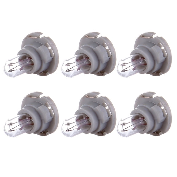 cciyu 6 Pack Warm White T5/T4.7 Neo Wedge Halogen A/C LED Light Bulbs