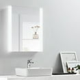 thumbnail image 3 of Modern Mirrors Vera Lighted Bathroom Vanity Mirror with Diffused Dimmable Daylight LED Lighting, 3 of 8
