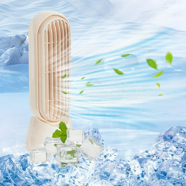 Xihbxyly Ventilador Portátil, Miniventilador Plegable de Mano, Silencioso, Recargable Por Usb, Diseño Compacto con Hebilla para Colgar, Ideal para Viajes Al Aire Libre, Solución de Refrigeración Prác