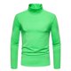 thumbnail image 1 of pstuiky camisas de manga larga para hombre, Camiseta informal de color liso para hombre, cuello alto, manga larga, base, manga larga, cuello alto Tops de hombre xxl, 1 of 9