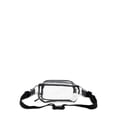 thumbnail image 3 of Eastsport Adjustable Strap Unisex Waist Fanny Pack, Black/Clear, 3 of 6