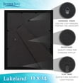 thumbnail image 3 of Icona Bay 11x14 Black Picture Frame, Classic Style, Lakeland Collection (US Company), 3 of 5