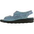 thumbnail image 2 of Women's SAS Relaxed Adjustable Strap Slingback Sandal Rainbow Teal Leather 11.5 W, 2 of 5