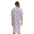 thumbnail image 3 of Just Love Short Sleeve Nightgown Sleep Dress for Women (3X, Lilac - Sheep Celestial), 3 of 3