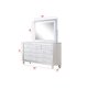 thumbnail image 4 of Sterling Queen 5 PC LED Bedroom set made with wood in White Color Bedroom Furniture Set My Lux Decor Round, 4 of 7