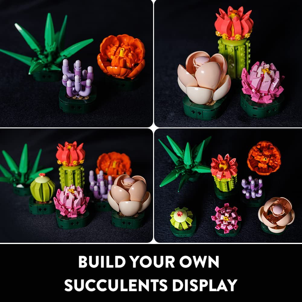 Flower Construction Set,18 Flower Bouquet Building Blocks (1413 Pieces –  HogoKidsToys