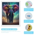 thumbnail image 3 of Diamond Art Kits for Adults - Aurora Colored Elephant Sky 5d Diamond Painting for Adults, Diamond Art for Adults Beginners, Frameless Diamond Painting Kits for Adults for Home Wall Decor, 3 of 7