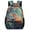Color-3, variant on Mermaid in Coral Reef Oxford Cloth Backpack Double Zipper Hidden Pocket Commute