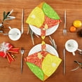 thumbnail image 4 of GZHJMY Cloth Napkin Orange Lime Lemon Grapefruit Kitchen Dining Table Decor for Family Gathering Dinner Napkin Festive Party Favors 1 Pack 20" × 20", 4 of 6