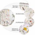 thumbnail image 6 of Spring Floral Waterproof Fabric Shower Curtain,Summer Birds Botanical Country Waterproof Fabric Shower Curtain for Bathroom Curtains Bathtubs Hotel Shower Curtains with 12 Hooks Stall 48x72in, 6 of 8