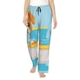 thumbnail image 2 of Lsque Cute Dog In Bath Print Women's Pajama Pants, Lounge Pant - Comfortable Home Wear,Elastic Waistband, Stylish Design-Small, 2 of 9