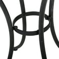 thumbnail image 3 of Black Garden Bistro Table And Chairs - 3 Pc Kd Metal, Water-, Iron Outdoor Metal Made Of Water Powder Coated, 3 of 5